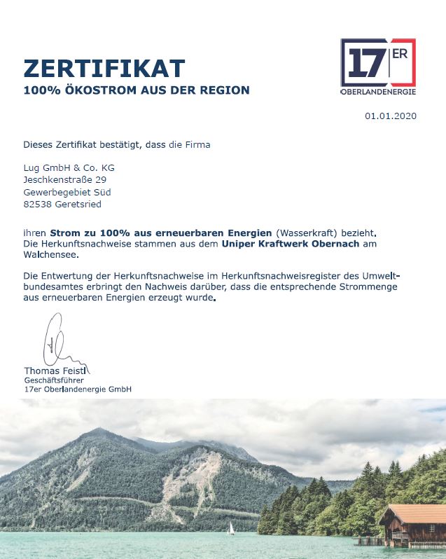 Strom Walchensee 2020